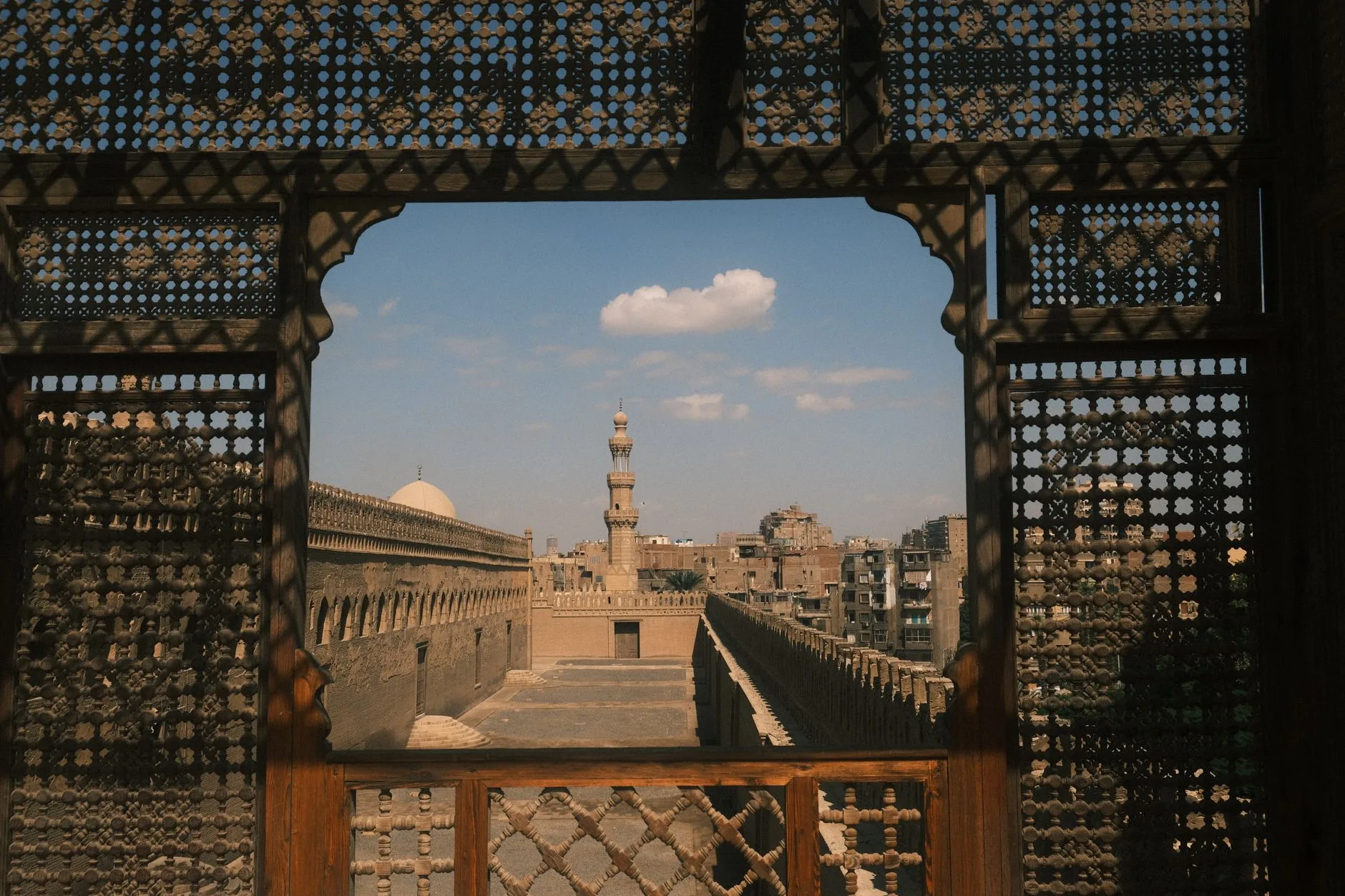 Minarets et coupoles des mosquées du Caire islamique
