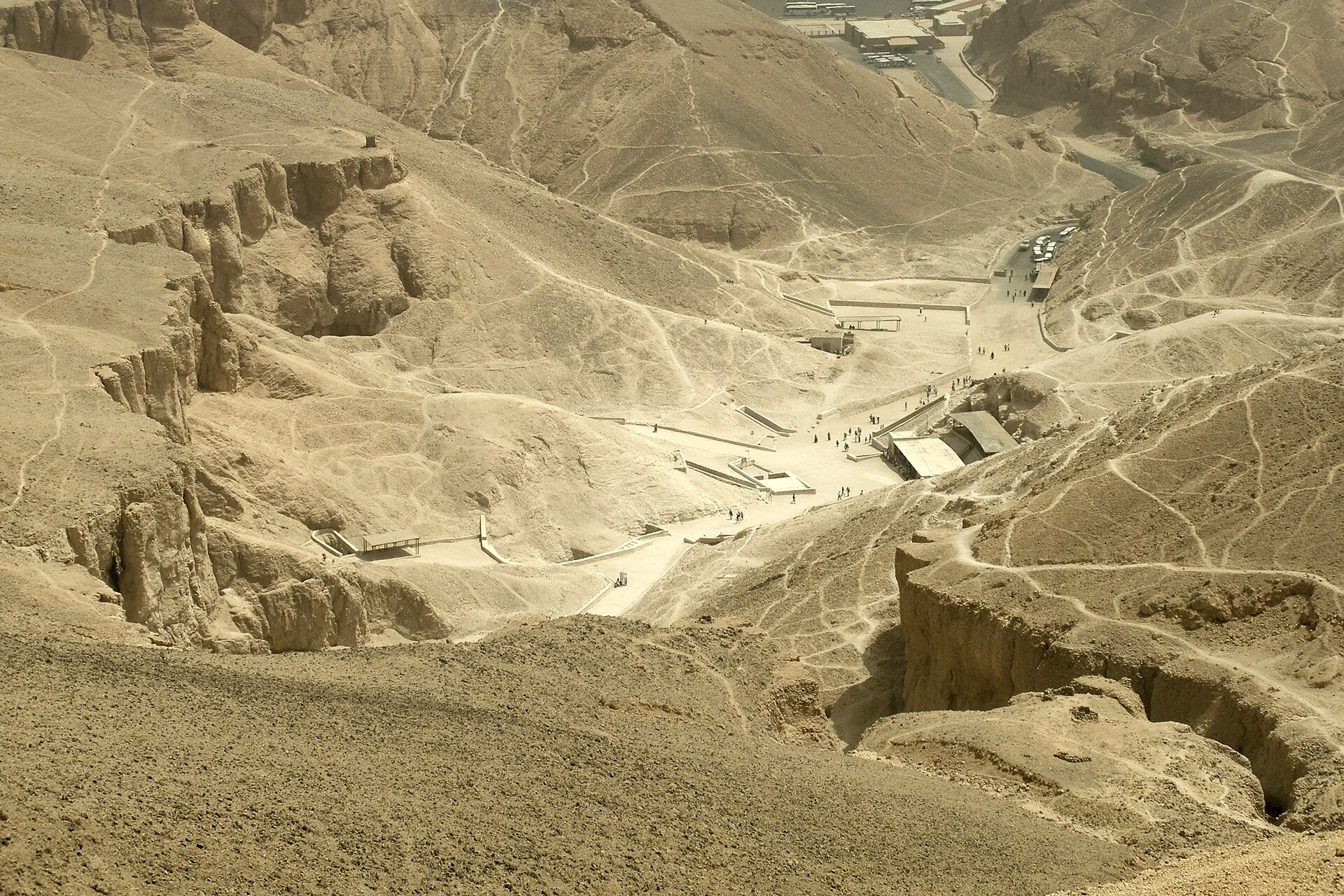 La vallée des Rois, au cœur de la nécropole thébaine